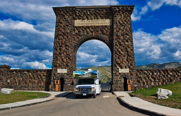 Camping in Yellowstone National Park 