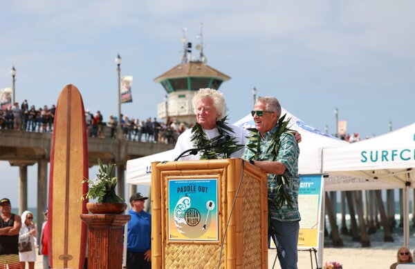 Surf City USA® hosts Brian Wilson Memorial Paddle Out - by Visit Huntington Beach