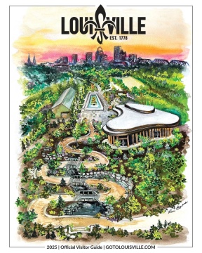 Local artist Bri Bowers commissioned for 2025 Louisville Visitors Guide - by Louisville Tourism