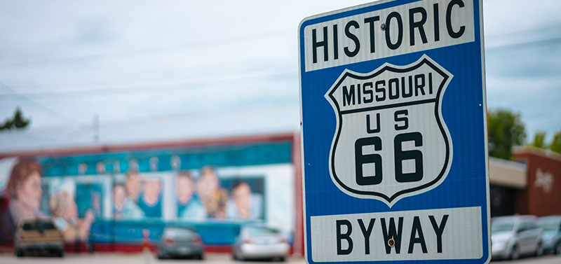 Cuba Route 66 Sign